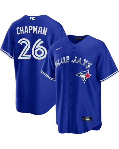 Nike Toronto Blue Jays Matt Chapman #26 Royal Alternate Cool Base ...