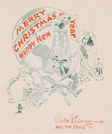 Vintage Disney Christmas Cards from Every Decade | Reader's Digest