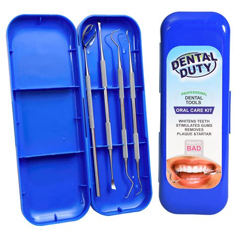 Dental Duty Hygiene Kit, Calculus and Plaque Remover Set, Stainless ...