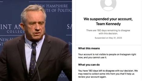 UPDATE: Meta reinstates RFK Jr’s personal Instagram account after ...