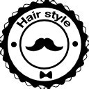 Hair style badge icon