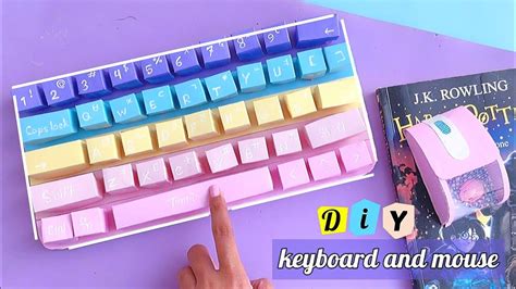 how to make keyboard and mouse / handmade keyboard and mouse / DIY ...