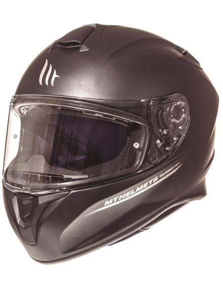 Casco Integral Moto MT Helmet Targo Negro Mate