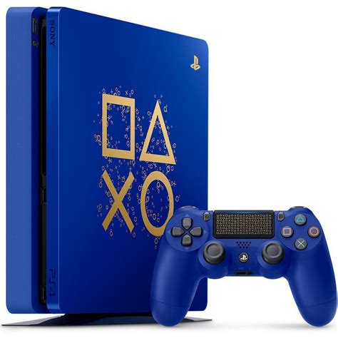 Sony PlayStation 4 500GB Slim Days Of Play Limited Edition+DS4 | Consoles | Lulu Qatar