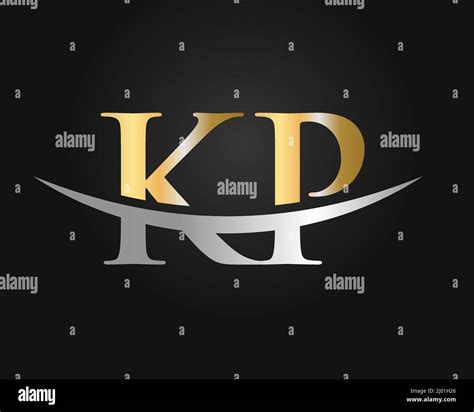 Initial Letter KP Logo. KP Letter Logo Design Vector Template Stock ...