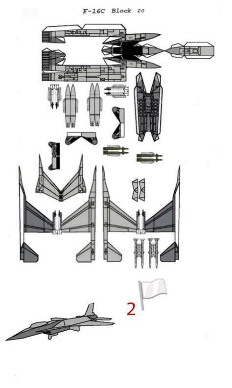 F 16 Falcon Aircraft Papercraft Paper Color Model Pla - vrogue.co