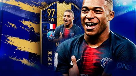 Mbappe Toty / MBAPPE TOTY IS HERE 💪💪 - YouTube - Fifa 19 toty mbappe review (97) fifa 19 toty ...