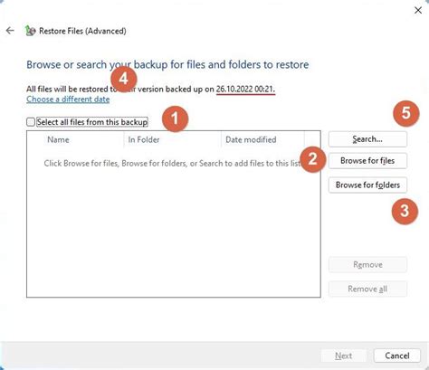 How to Restore Files and Folders from an Existing Windows Backup