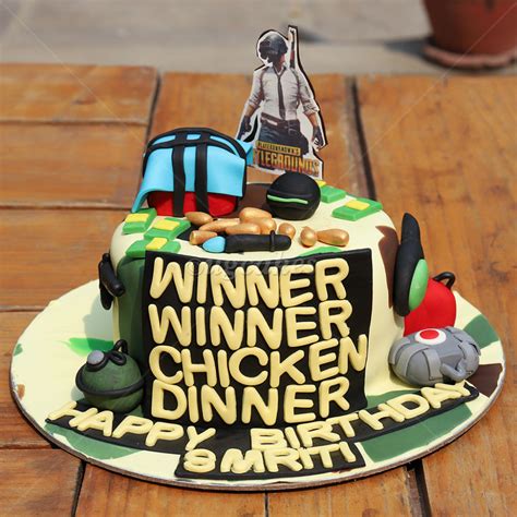 PUBG Themed Birthday Cake