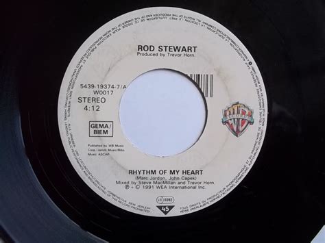 Rod Stewart Rhythm Of My Heart Records, LPs, Vinyl and CDs - MusicStack