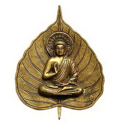 BUDDHA ON BODHI LEAF BRASS WALL HANGING Wicca Pagan Witch Goth Yoga | Bodhi leaf, Bodhi, Bodhi tree