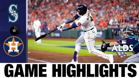 Mariners vs. Astros ALDS Game 1 Highlights (10/11/22) | MLB Postseason ...