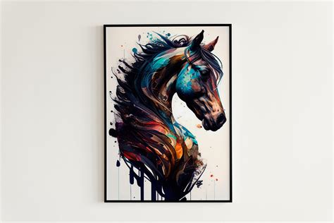 Abstract Horse Digital Art Digital Download - Etsy