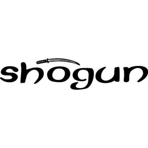 Shogun Logo Logo Decal Sticker – Decalfly