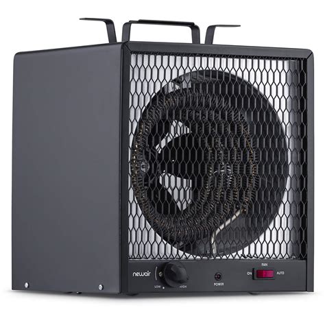 NewAir Portable Heater (240V) Portable Electric Garage Heater Heats Up to 800 sq. ft. with 6 ...