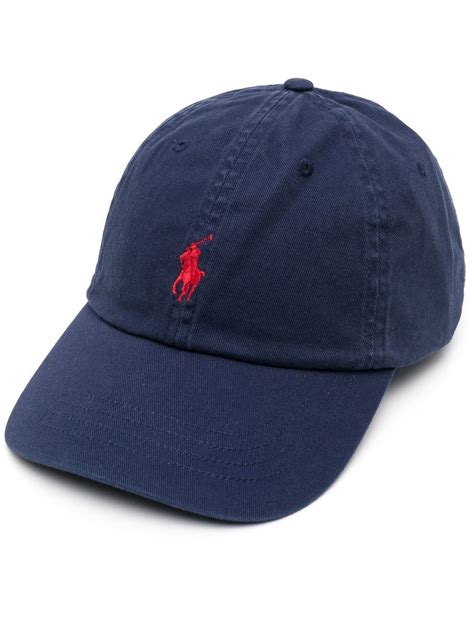 Polo Ralph Lauren embroidered-logo Cap | Blue | FARFETCH