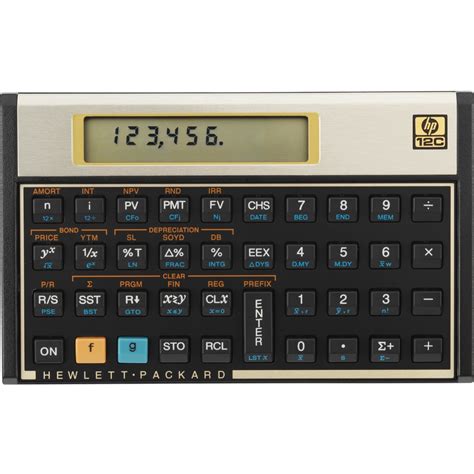 Hewlett Packard 12C#ABA Hp 12c Financial Calc - Walmart.com - Walmart.com