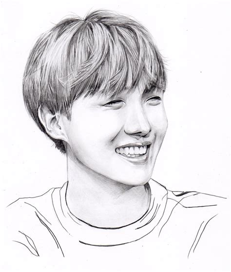 J Hope Drawing Easy - Jhope Lapiz Jungkook Korean Yoongi Desenhar Hoseok Bangtan Tasha Coreanos ...