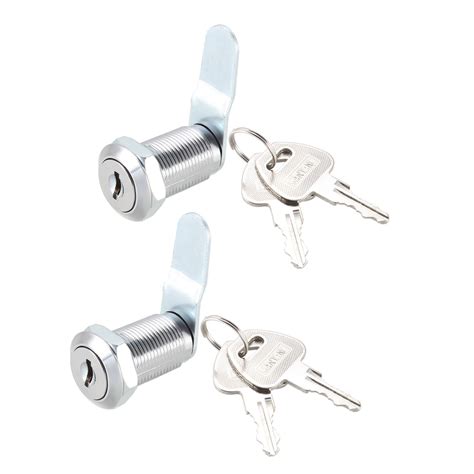 Cam Locks 30mm Cylinder Long Fit on Max 7/8-inch Panel Keyed Different 2Pcs - Walmart.com ...