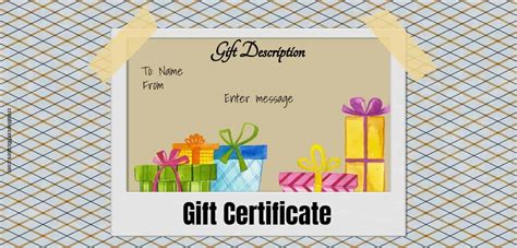 FREE Gift Certificate Template | 50+ Designs | Customize Online and Print