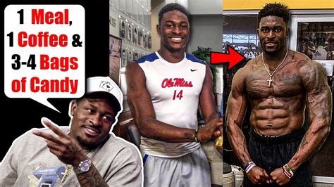 DK Metcalf's ABSURD Diet & Natty Or Not - 1 MEAL, 1 COFFEE & 3-4 BAGS OF CANDY - YouTube