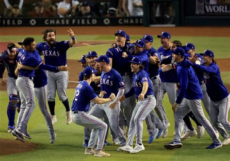 Texas Rangers win their first World Series with victory against Arizona Diamondbacks in Game 5 ...