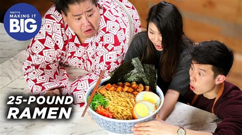 We Made A Giant 25-Pound Ramen Bowl For A Sumo Wrestler • Tasty ...