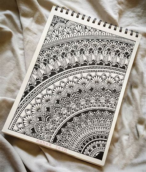 Mandala art | Easy mandala drawing, Mandala art therapy, Mandala art