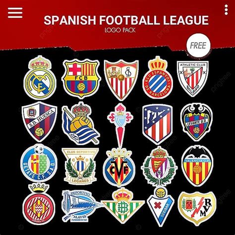 Football League Logo PNG Image, Spanish Football League Logo Pack ...