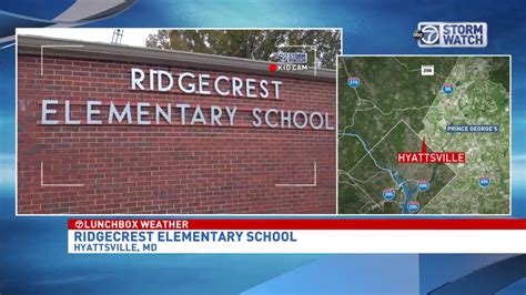 Lunchbox Weather at Ridgecrest Elementary School in Hyattsville ...