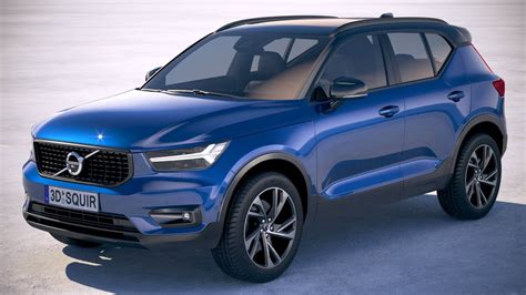 Volvo XC40 R-Design 2018 3D Model by SQUIR