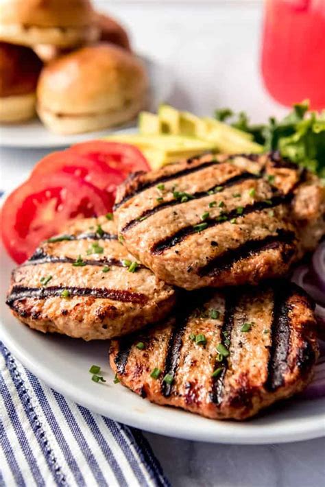 Moist and Juicy Grilled Turkey Burgers - House of Nash Eats