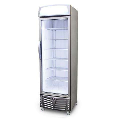 Upright Display Freezer - Flat glass door