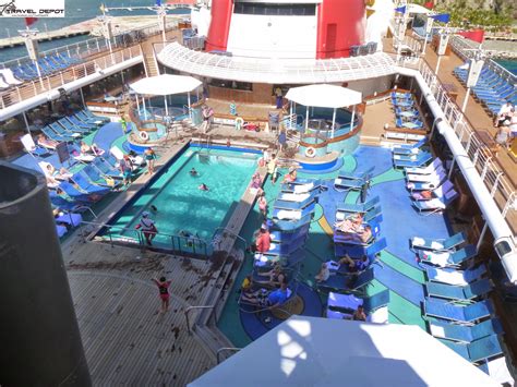 Pool areas aboard the Disney Magic Cruise Ship | Travel Depot