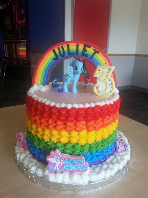 Rainbow My Little Pony Cake - CakeCentral.com