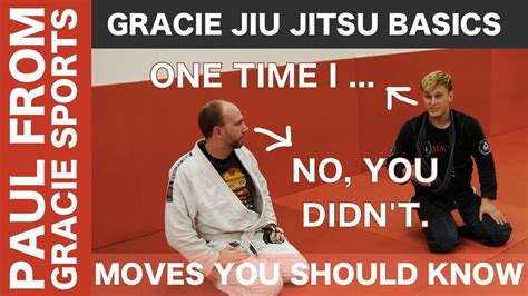 Gracie Jiu Jitsu Basics: BJJ moves every beginner should know - YouTube