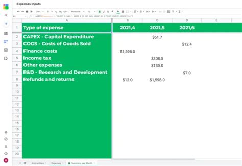 Income statement template in Google Sheets - Sheetgo Blog