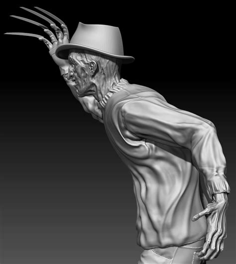 Freddy krueger - 3D Model | Behance :: Behance