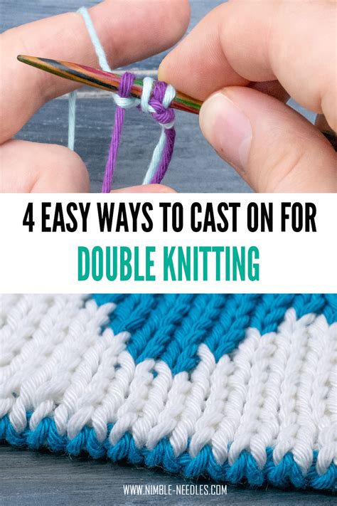 The best invisible cast on for double knitting [4 easy methods + video]