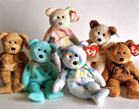 Ty Beanie Babies Ty Bears Stuffed Animals Plush Bears