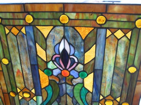 Tiffany Style Glass Panels | * Two marbleized, translucent a… | Flickr