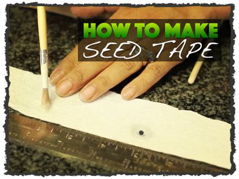 How To Make Seed Tape | Survival