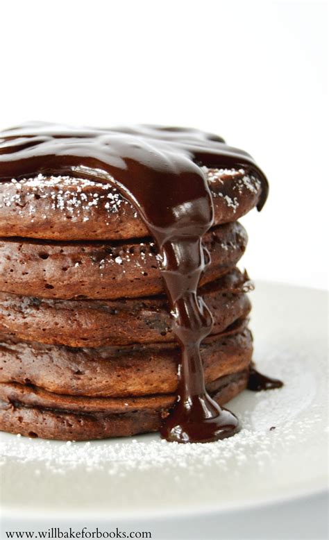 Brownie Pancakes - Will Bake for Books