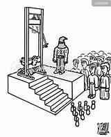 Guillotine Cartoons And Comics  Funny Pictures From CartoonStock sketch template