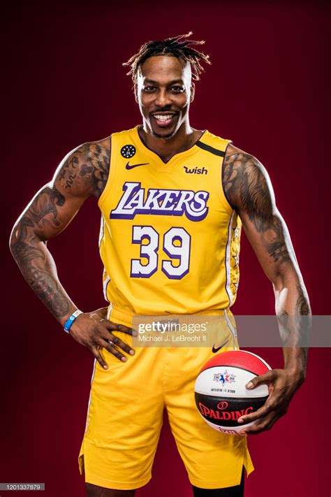 Dwight Howard of the Los Angeles Lakers poses for a portrait during ...