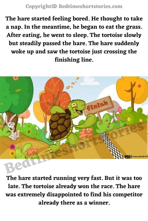 Hare And Tortoise Story | Hare & tortoise, Stories for kids, Short stories for kids