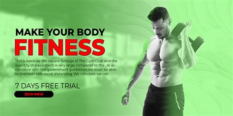 GYM BANNER DESIGN on Behance