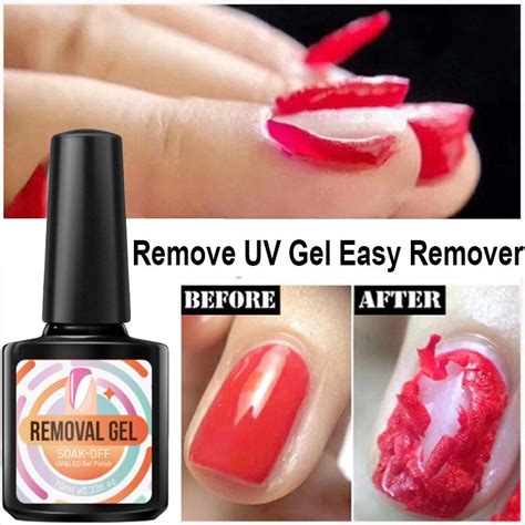 10ML Burst Remover Nail Gel Polish Soak Off Remover Nail Lacquer Fast Clean Remover Nail Gel ...