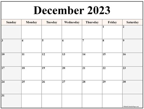 December 2023 Blank Calendar 2024 - FreeBlankCalendar.com