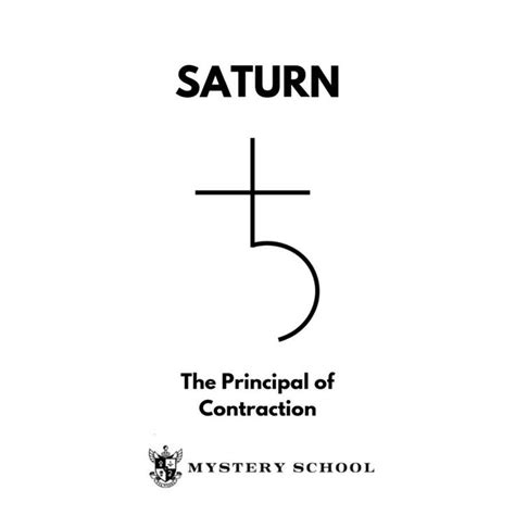 Saturn. Symbolism. The Glyph. | Learn astrology, Mystery school ...